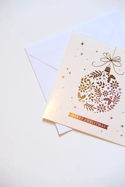 Tarjetas de fin de año para empresas