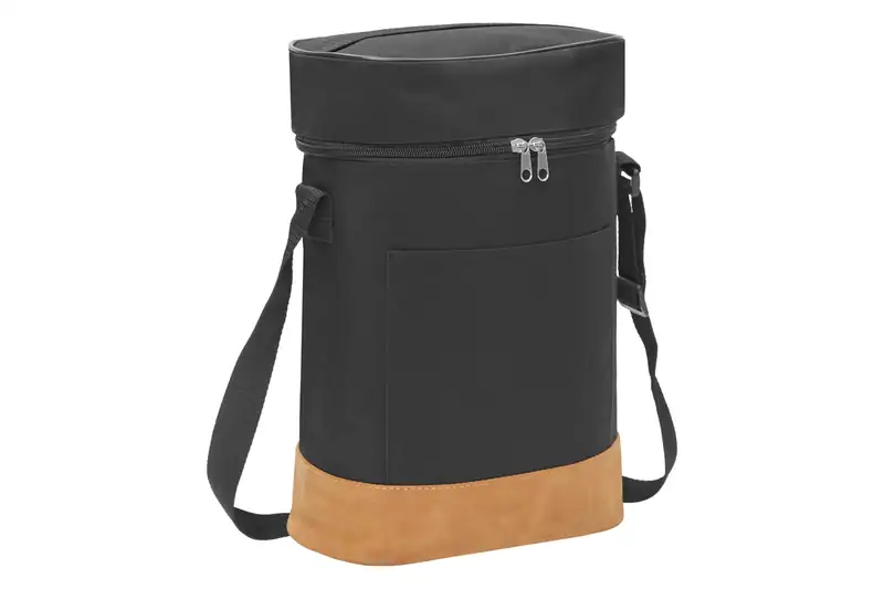 Bolso picnic con detalle símil cuero para personalizar con logo (2)