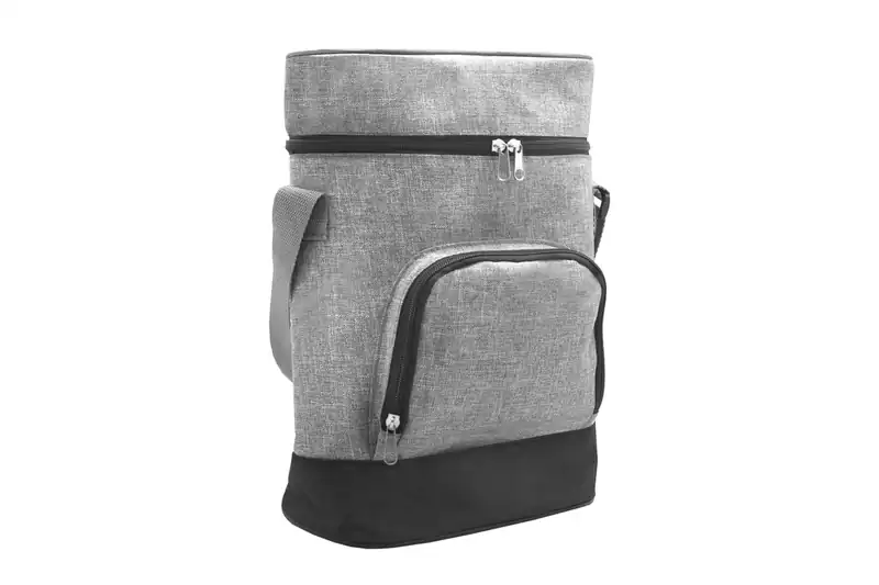 Bolso picnic gris con manija superior para personalizar con logo (2)