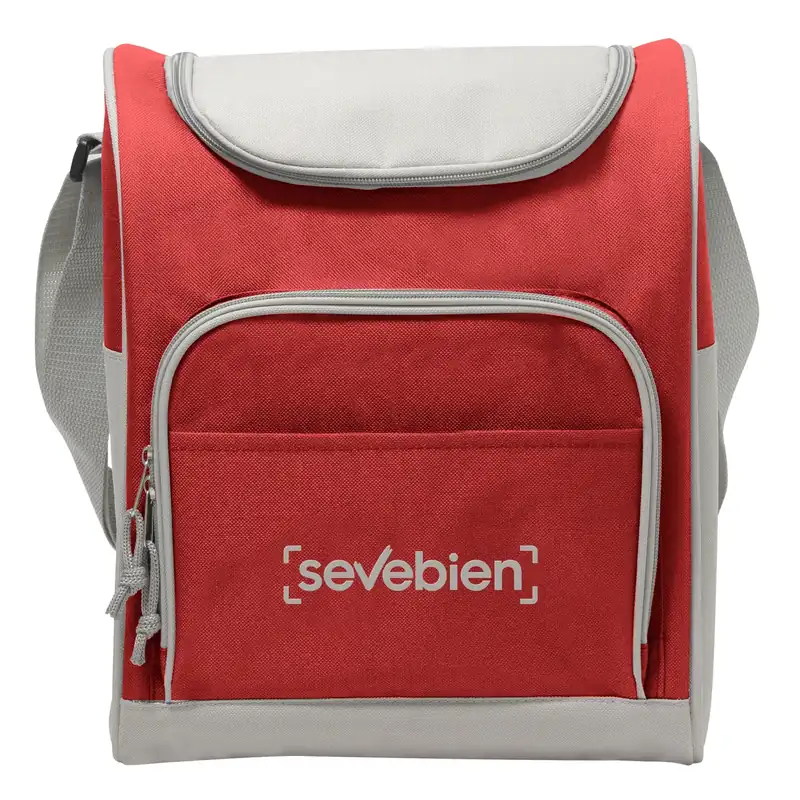 Bolso térmico de 16 litros con interior de aluminio para personalizar con logo (2)