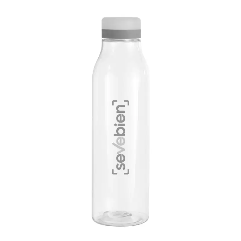 Botella de 750 ml esbelta con tapa esmerilada para personalizar con logo (2)