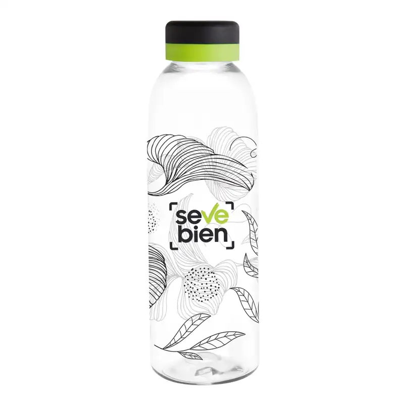 Botella de 780 ml con tapa negra mate para personalizar con logo (2)
