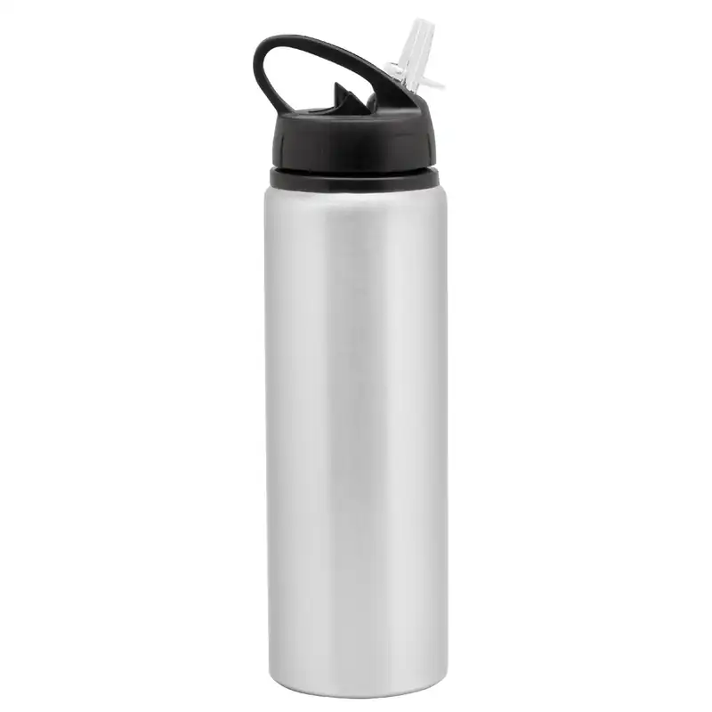 Botella de aluminio de 800 ml con sorbete para personalizar con logo (5)