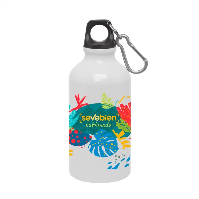 Botella de aluminio sublimable de 400 ml para personalizar con logo (2)