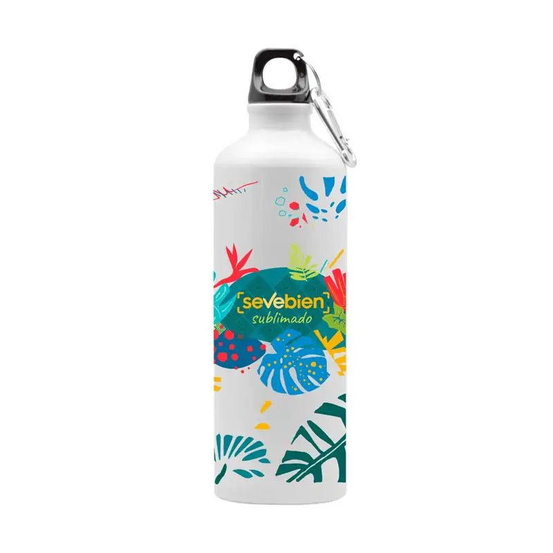 Botella de aluminio sublimable de 750 ml para personalizar con logo (2)
