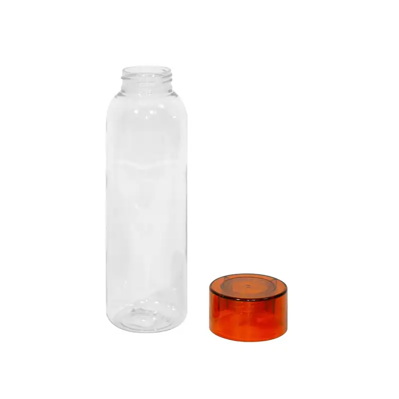 Botella plástica de 600 ml con tapa de manija para personalizar con logo (3)