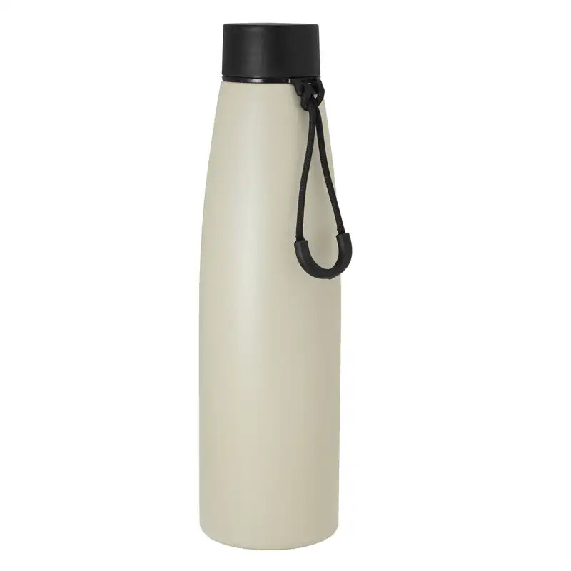 Botella térmica con tapa negra y pintura resistente para personalizar con logo (3)