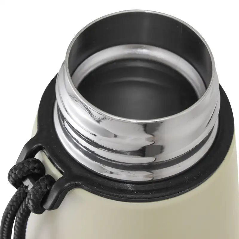 Botella térmica con tapa negra y pintura resistente para personalizar con logo (5)