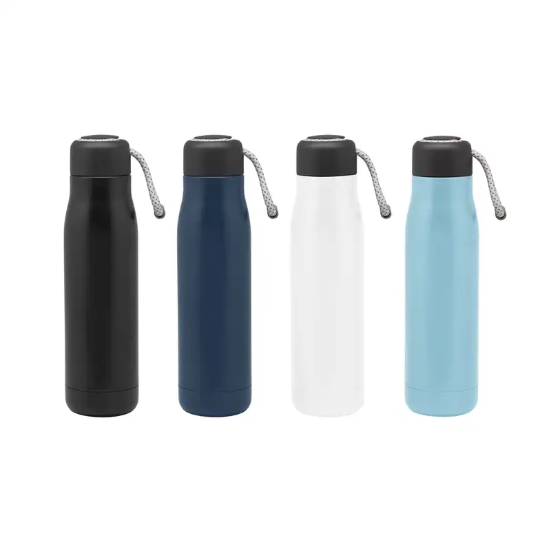 Botella térmica con tira para colgar para personalizar con logo (3)
