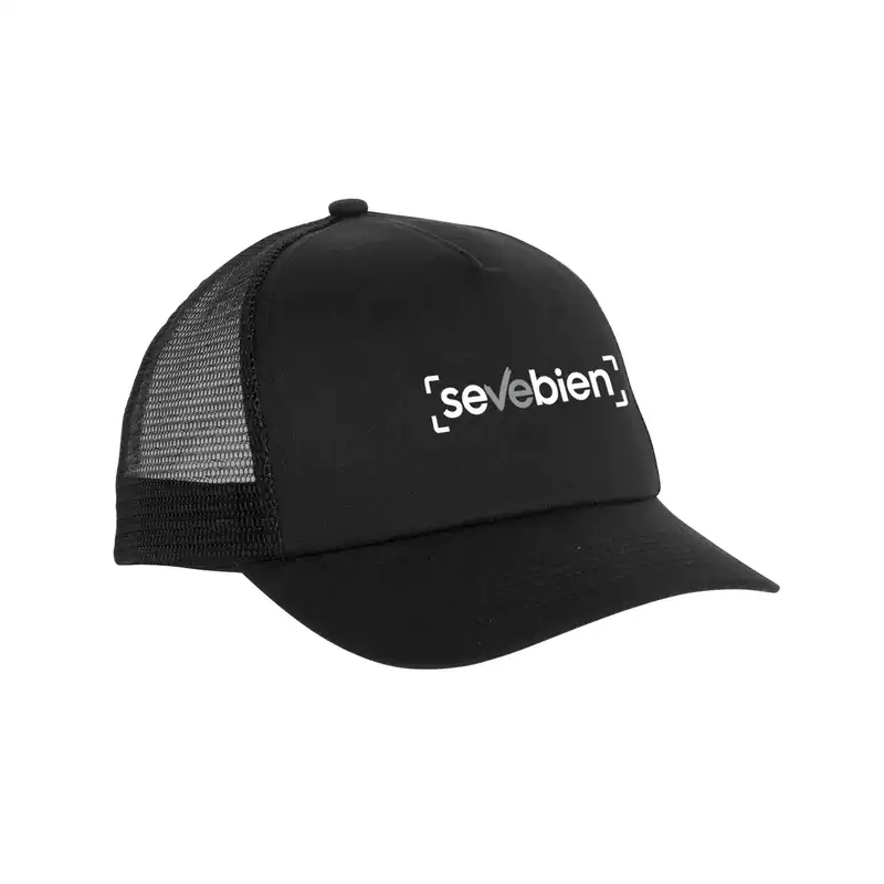 Gorra de cinco paneles con malla para personalizar con logo (4)