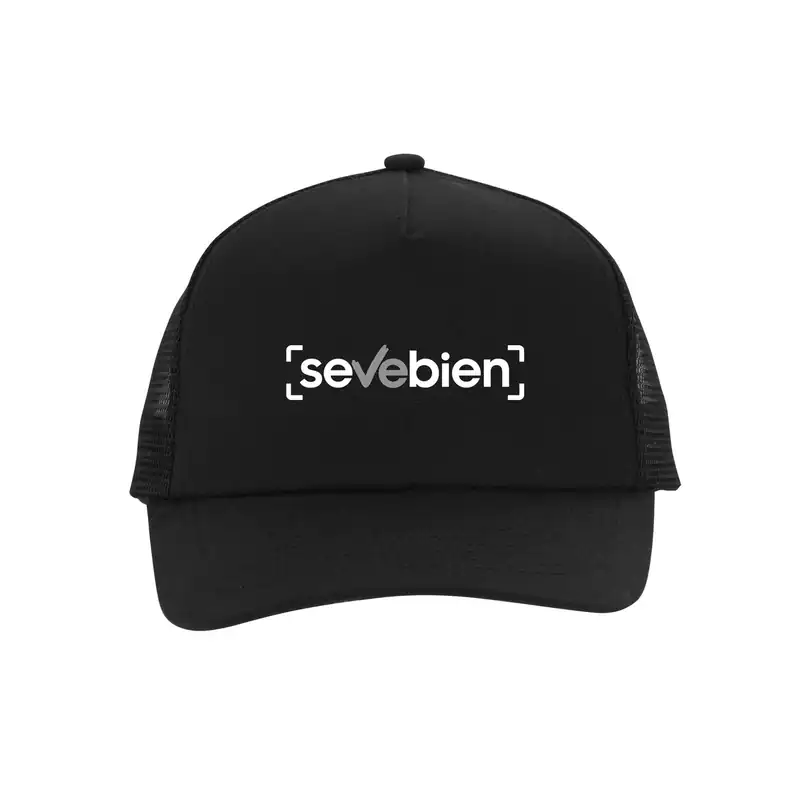Gorra de cinco paneles con malla para personalizar con logo (5)