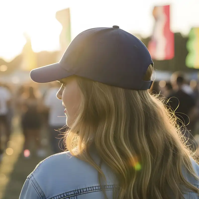 Gorra de poliéster de cinco paneles para personalizar con logo (2)