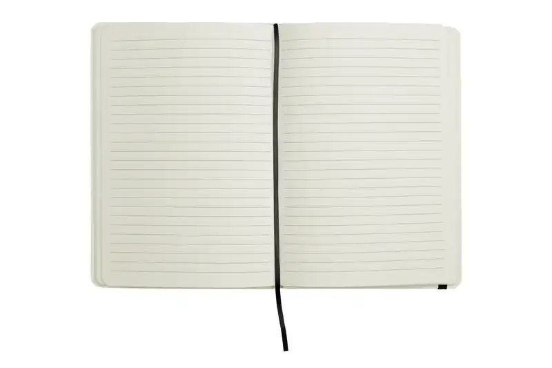 Libreta A5 de tapa dura blanca para personalizar con logo (3)