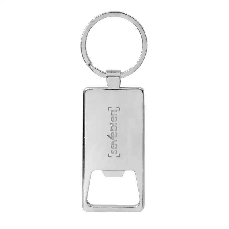 Llavero destapador con frente de bambú para personalizar con logo (5)