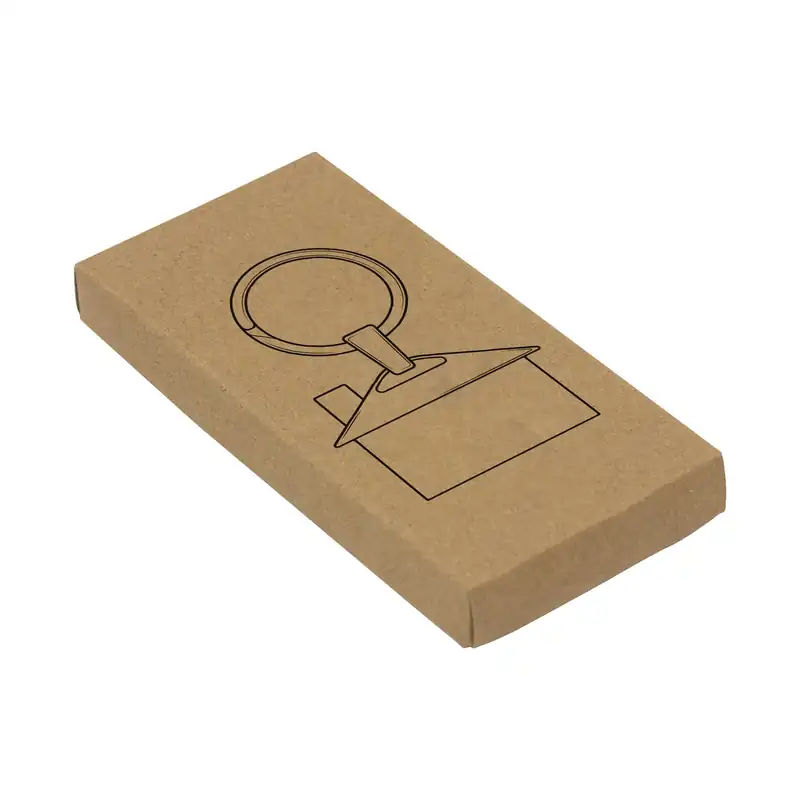 Llavero metálico con forma de casa para personalizar con logo (5)
