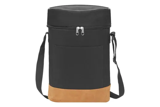Bolso picnic con detalle símil cuero