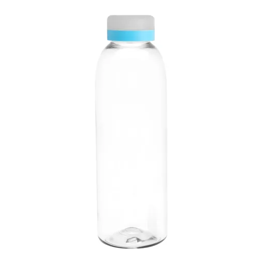 Botella de 780 ml con tapa esmerilada y anillo de color