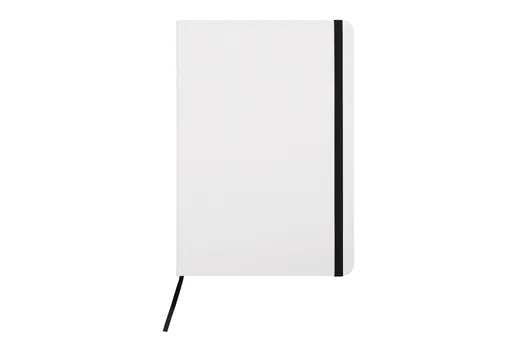 Libreta A5 de tapa dura blanca para personalizar con logo (1)