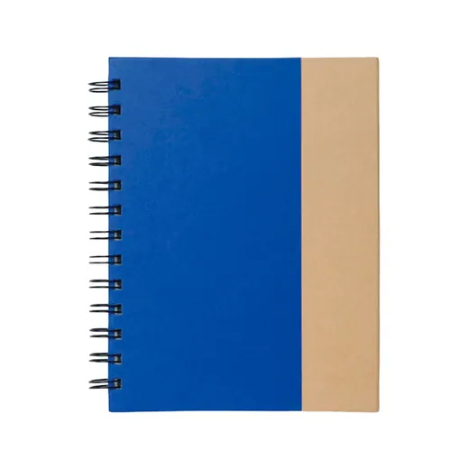 Libreta de cartón con notas adhesivas y bolígrafo para personalizar con logo (1)