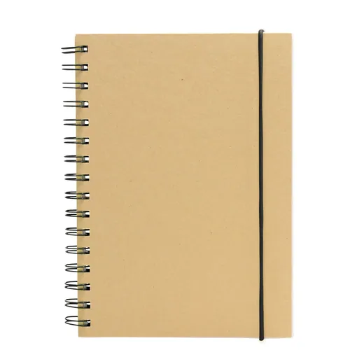 Libreta espiralada con tapa kraft para personalizar con logo (1)