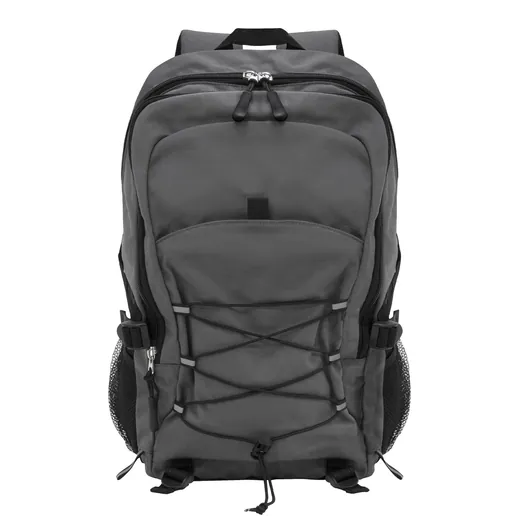Mochila outdoor con cordón elástico y detalles reflectivos