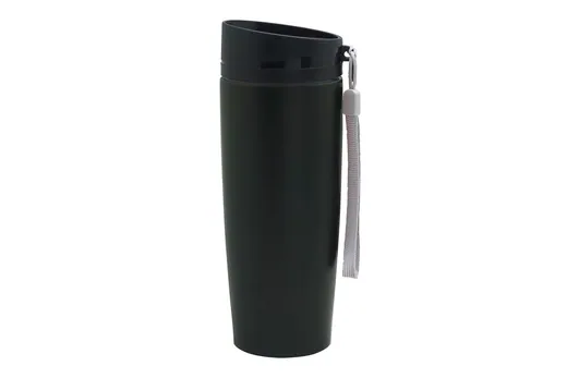 Mug de acero de 350 ml con lazo para la muñeca