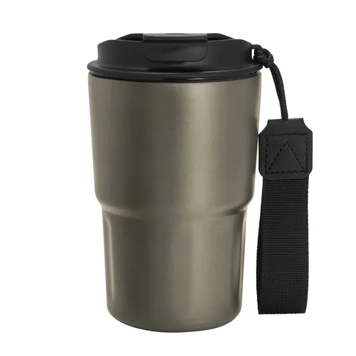 Mug térmico con correa para llevar