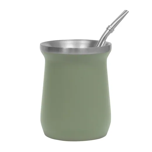 Set de mate de acero con bombilla