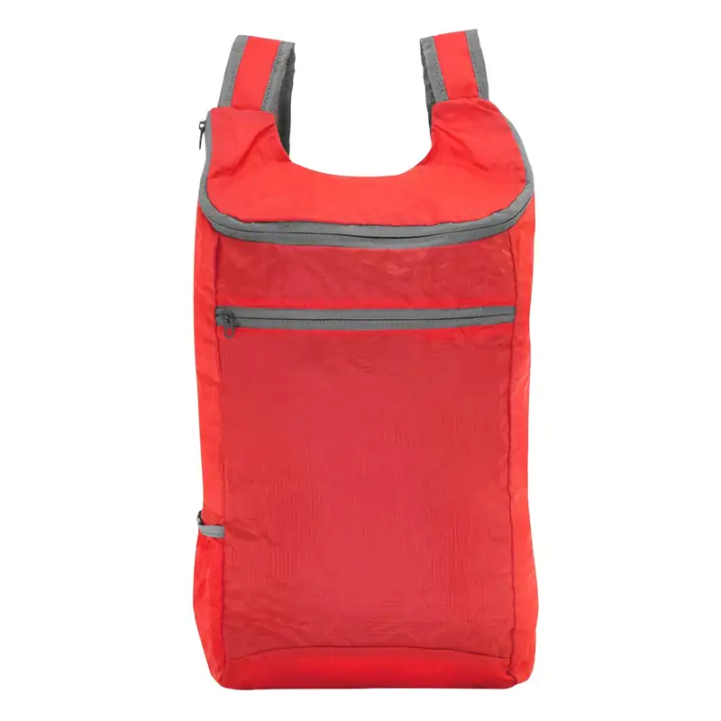 Mochila plegable que se guarda en su propia bolsa para personalizar con logo (5)