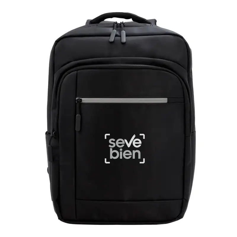 Mochila porta notebook 15" con organizador interior para personalizar con logo (2)