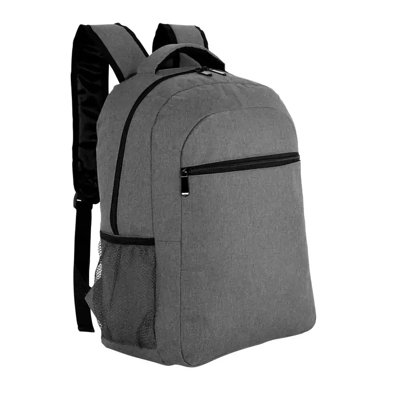 Mochila porta notebook 16" con bolsillos elastizados para personalizar con logo (3)