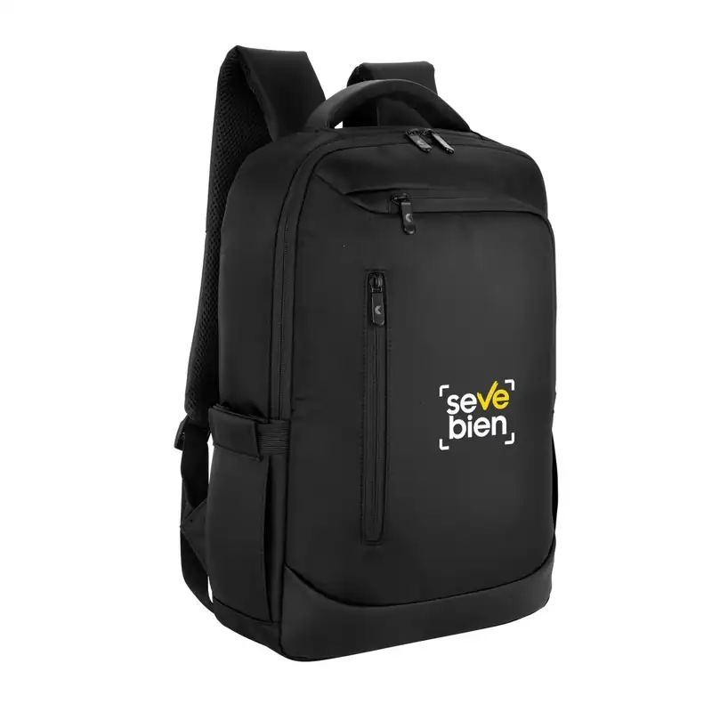 Mochila porta notebook 16" con cierre bidireccional para personalizar con logo (3)