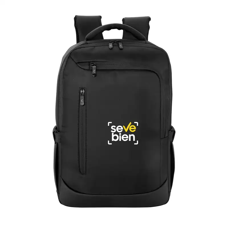 Mochila porta notebook 16" con cierre bidireccional para personalizar con logo (4)