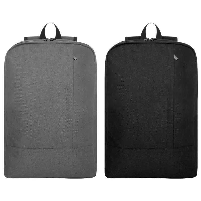 Mochila porta notebook 16" símil yute para personalizar con logo (5)