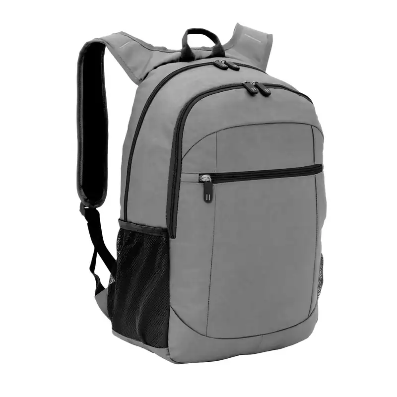 Mochila porta notebook 16" y tablet con doble cierre para personalizar con logo (3)