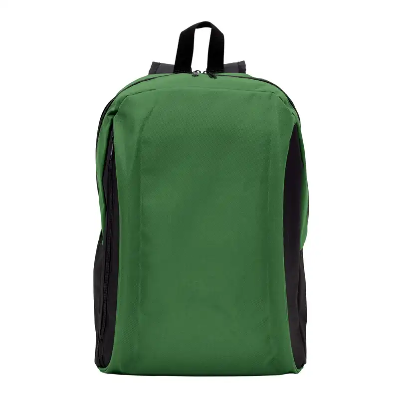 Mochila urbana bicolor con bolsillo frontal vertical para personalizar con logo (4)