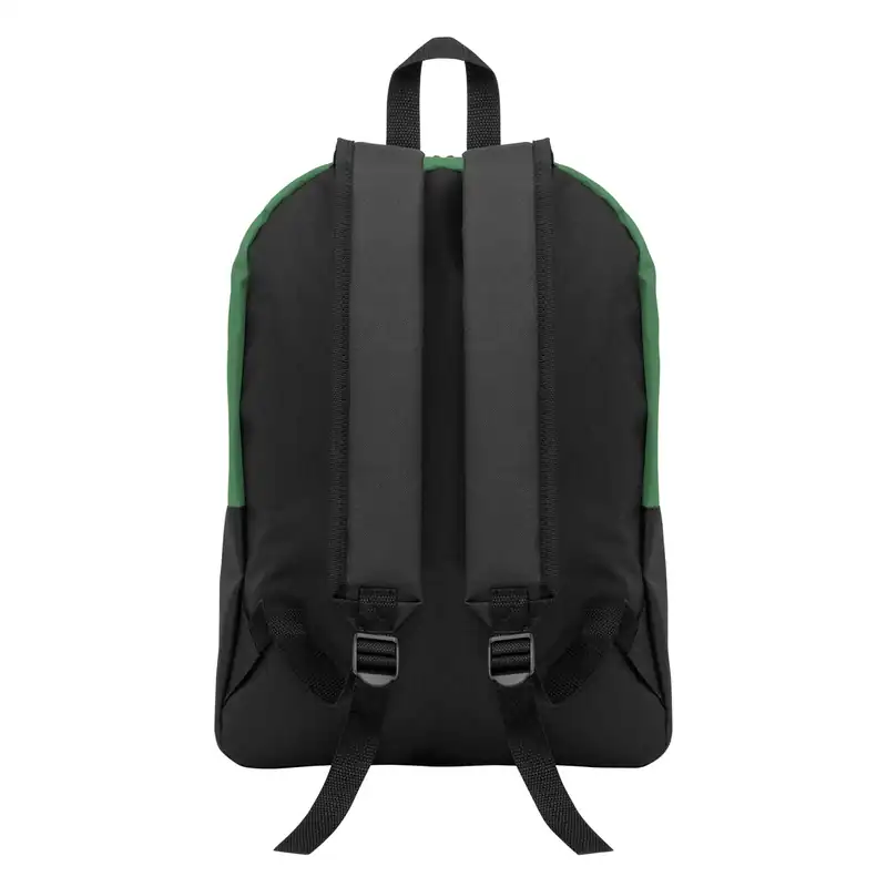 Mochila urbana bicolor con bolsillo frontal vertical para personalizar con logo (5)