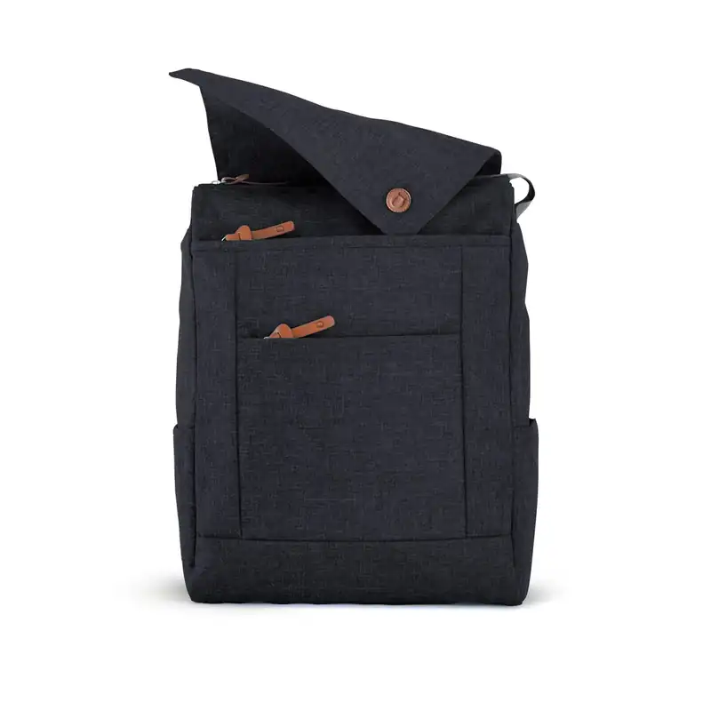 Mochila urbana porta notebook 15" con solapa imantada para personalizar con logo (2)