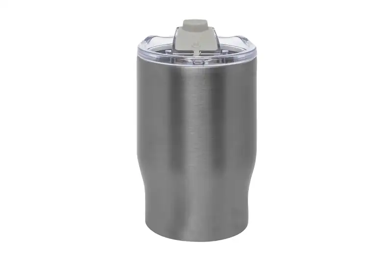 Mug de acero de 350 ml con tapa transparente para personalizar con logo (5)