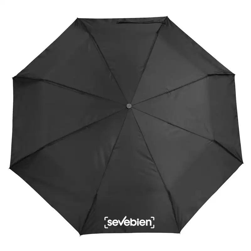 Paraguas plegable automático con mango engomado para personalizar con logo (3)