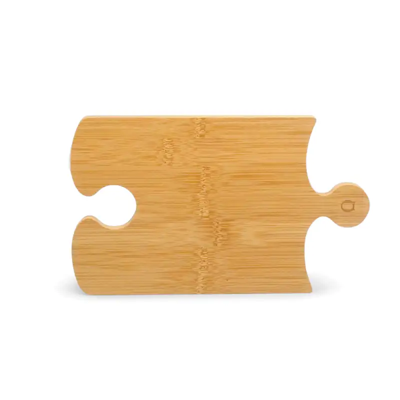Set de dos tablas de bambú encastrables para personalizar con logo (3)