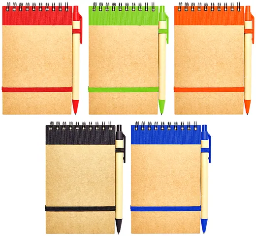 Anotador, varios colores · Ref. T-402: Artículos de oficina personalizados con logo, SGG