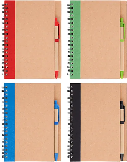 Libretas anotador, varios colores · Ref. T-164: Libretas personalizadas con elástico con logo, SGG