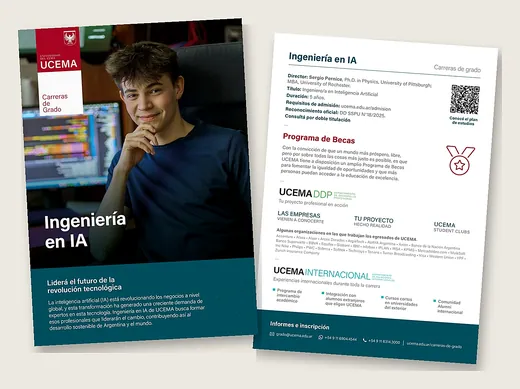 Postales para UCEMA: trabajo realizado por la imprenta SGG