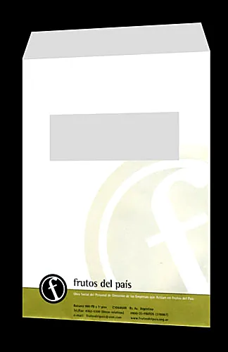 Sobres personalizados: trabajo realizado por la imprenta SGG