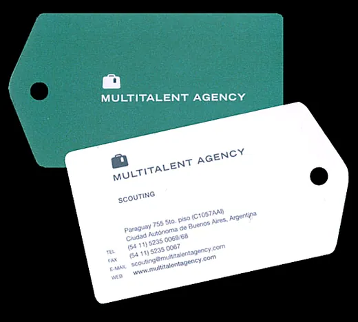 Tarjetas troqueladas: trabajo realizado por la imprenta SGG